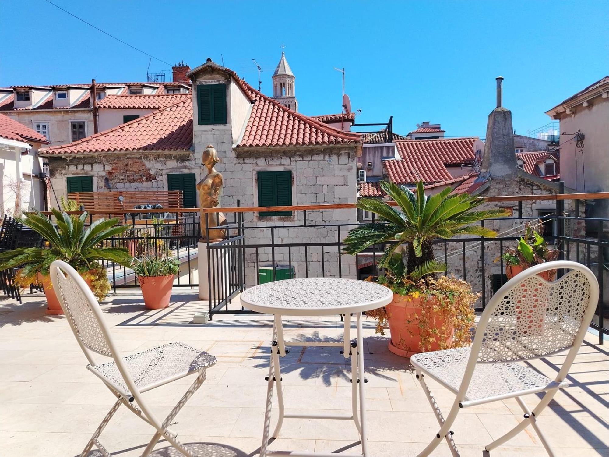 Luxury 2 Bedroom-2 Bathroom Apartment & Studio App With Rooftop Terrace Spalato Esterno foto