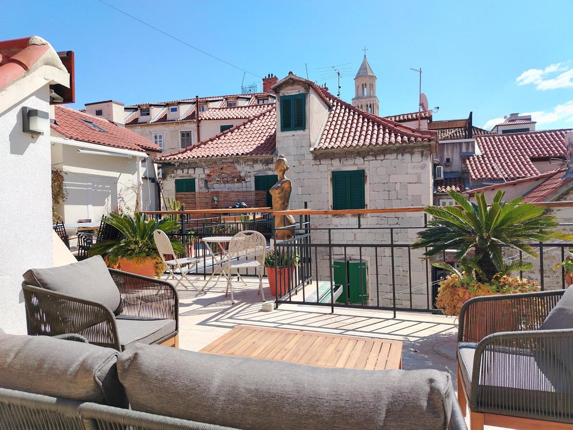 Luxury 2 Bedroom-2 Bathroom Apartment & Studio App With Rooftop Terrace Spalato Esterno foto